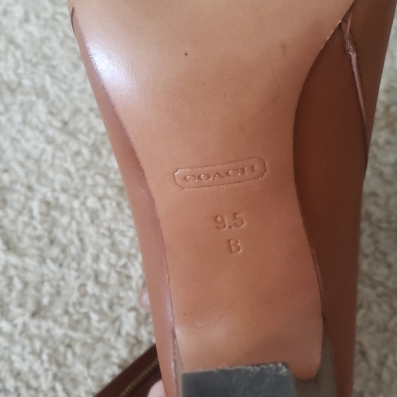 Coach 4 in brown leather convertible length boots - Picture 4 of 8